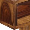 Solid Sheesham Wood Study Table For Students Laptop Office Desk – Natural Brown Finish - Image 4