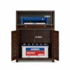 Solid Sheesham Wood Inverter Battery Cabinet – Handcrafted Wooden – Natural Finish - Image 6