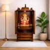 Solid Sheesham Wooden Home Temple/Mandir/God Stand/Pooja Stand/Home – Honey Finish
