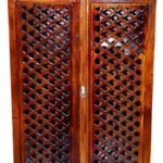 Solid Sheesham Wooden Home Temple/Mandir/God Stand/Pooja Stand/Home – Honey Finish - Image 3
