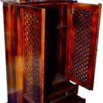 Solid Sheesham Wooden Home Temple/Mandir/God Stand/Pooja Stand/Home – Honey Finish - Image 7