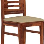 Solid Sheesham Wood Dining Chair for Dining Room Set of 4 | Wooden Study – Teak Finish - Image 3