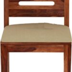 Solid Sheesham Wood Dining Chair for Dining Room Set of 4 | Wooden Study – Teak Finish - Image 4