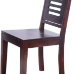 Solid Sheesham Wood Dining Chair for Dining Room Set of 2 – Mahogany Finish - Image 3