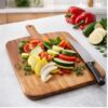 Bamboo Wood Chopping Board for Kitchen | Mom,Wife Gift – Natural Brown Finish - Image 6