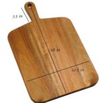 Bamboo Wood Chopping Board for Kitchen | Mom,Wife Gift – Natural Brown Finish - Image 5