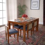 Solid Sheesham Wooden 6 Seater Dining Set for Dining Room | Wooden Dining – Design_3
