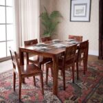 Solid Sheesham Wooden 6 Seater Dining Set for Dining Room | Wooden Dining – Design_1
