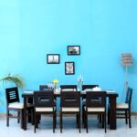 Solid Wood 8 Seater Dining Set for Dining Room | Sheesham Wooden Dining – Chestnut Finish - Image 2