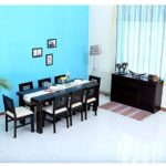Solid Wood 8 Seater Dining Set for Dining Room | Sheesham Wooden Dining – Chestnut Finish - Image 3