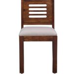 Solid Sheesham Wooden Dining Table for Dining Room – 2 Seater, Natural Teak Finish - Image 6