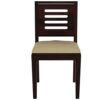 Solid Sheesham Wood 6 Seater Dining Table Set with 6 Chair for Home – Walnut Finish - Image 4