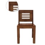 Solid Wood 8 Seater Dining Set for Dining Room – Provincial Teak Brown Finish - Image 6
