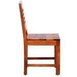 Solid Sheesham Wooden 4 Seater Dining Set for Dining Room – Natural Honey Finish - Image 3