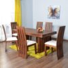 Solid Sheesham Wooden 6 Seater Dining Set for Dining Room | Wooden Dining – Design_4