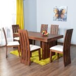 Solid Sheesham Wooden 6 Seater Dining Set for Dining Room | Wooden Dining – Design_4